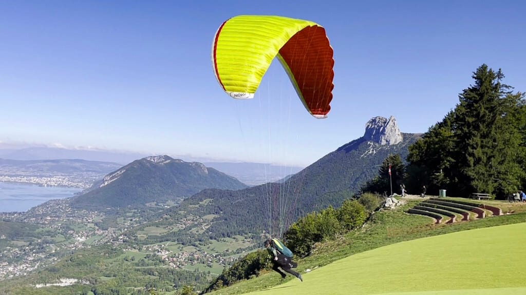 Paragliding, Col de la Forclaz