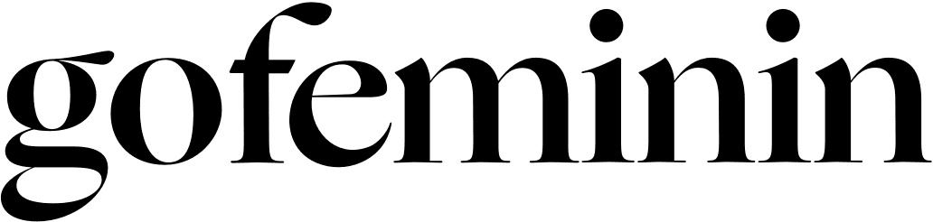 The word "gofeminin" in a black serif font.