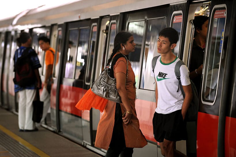 Luggage & bags, Public transport, Rapid transit, Rolling stock, Passenger, Bag, Train, Travel