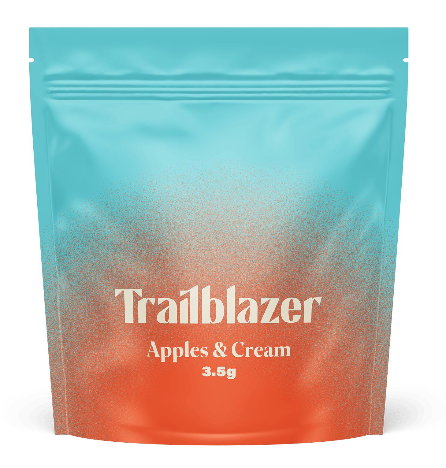 A Trailblazer Apples &#x26; Cream pouch.