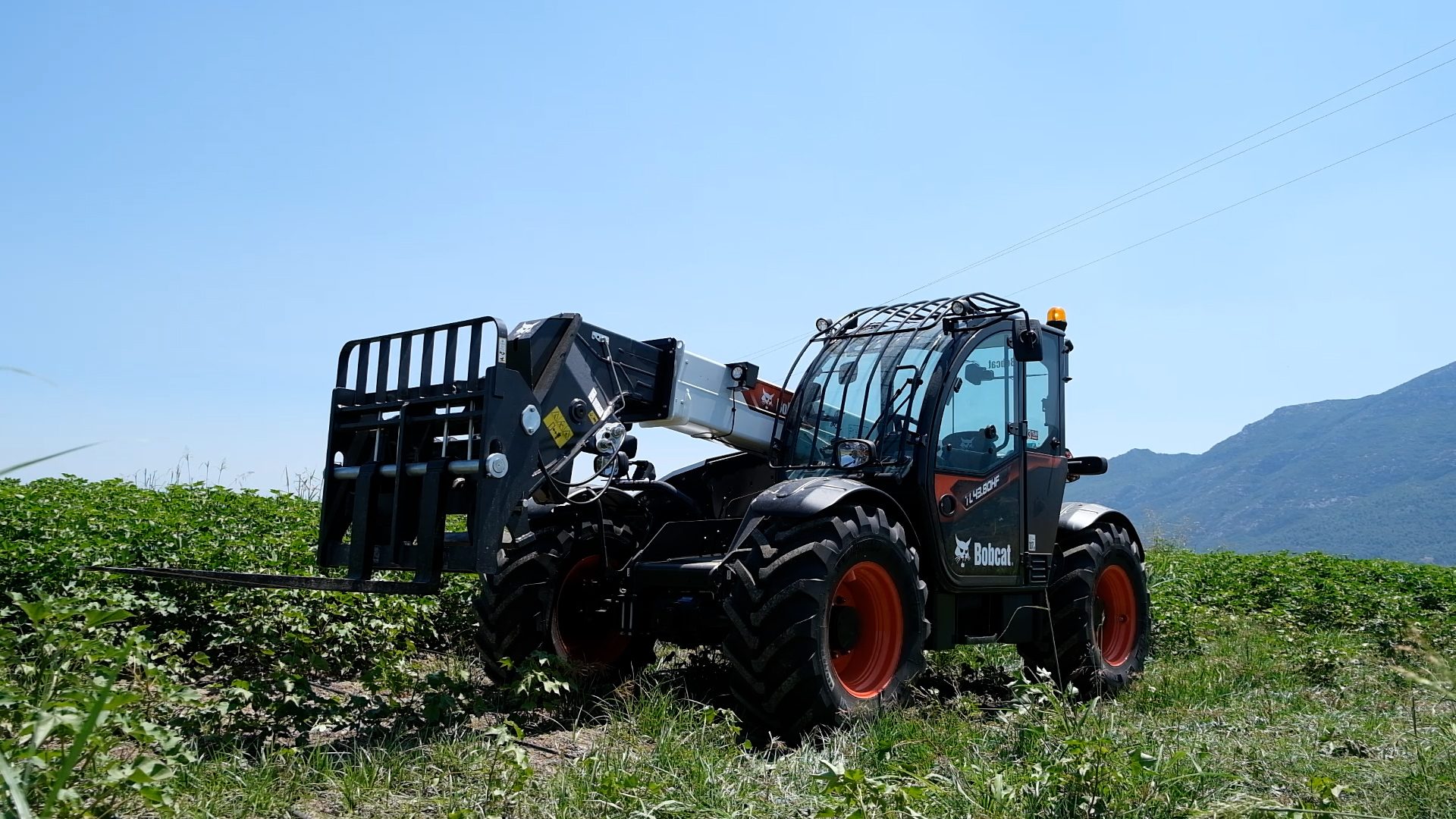 Automotive tire, Motor vehicle, Agricultural machinery, Wheel, Sky, Tractor, Plant, Grass