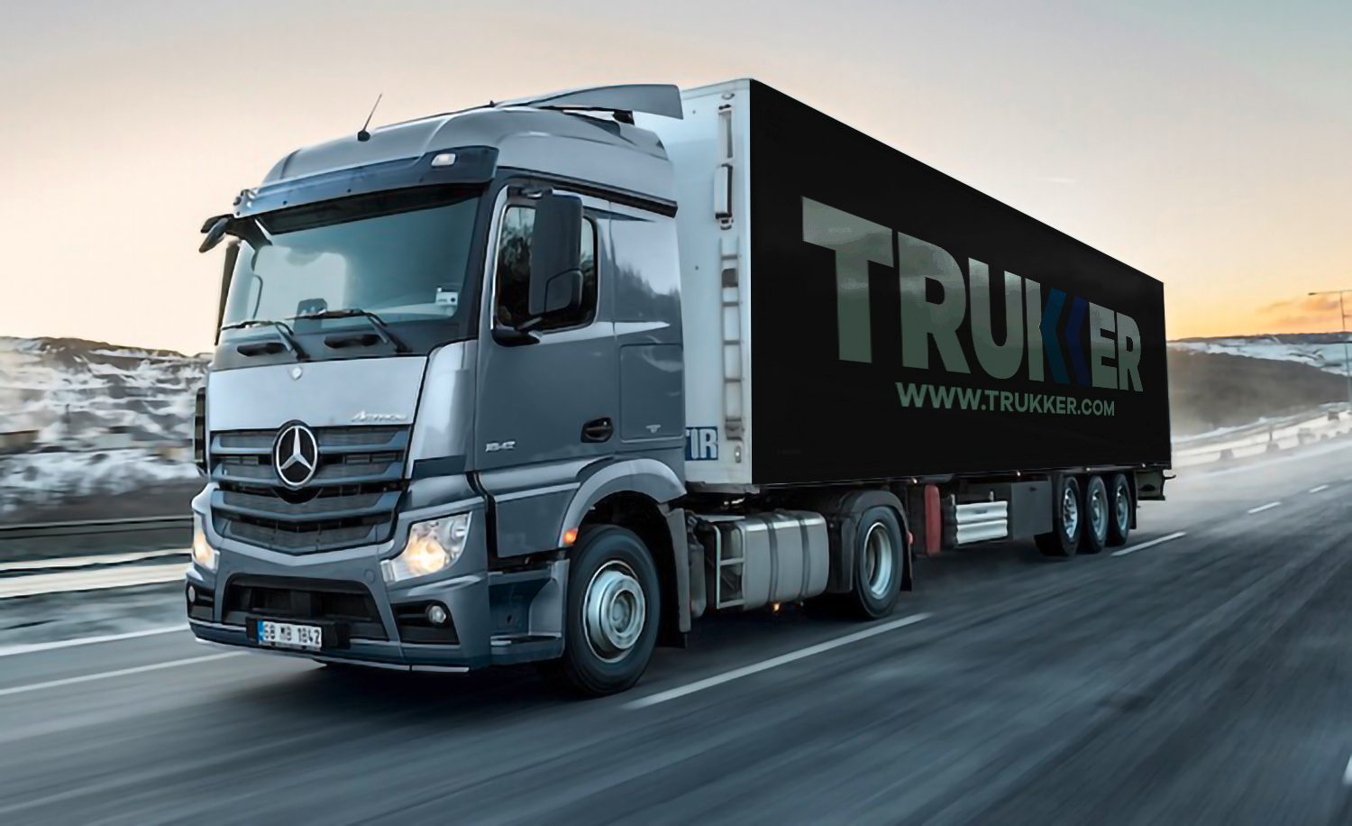 Vehicle registration plate, Automotive tire, Wheel, Truck, Sky