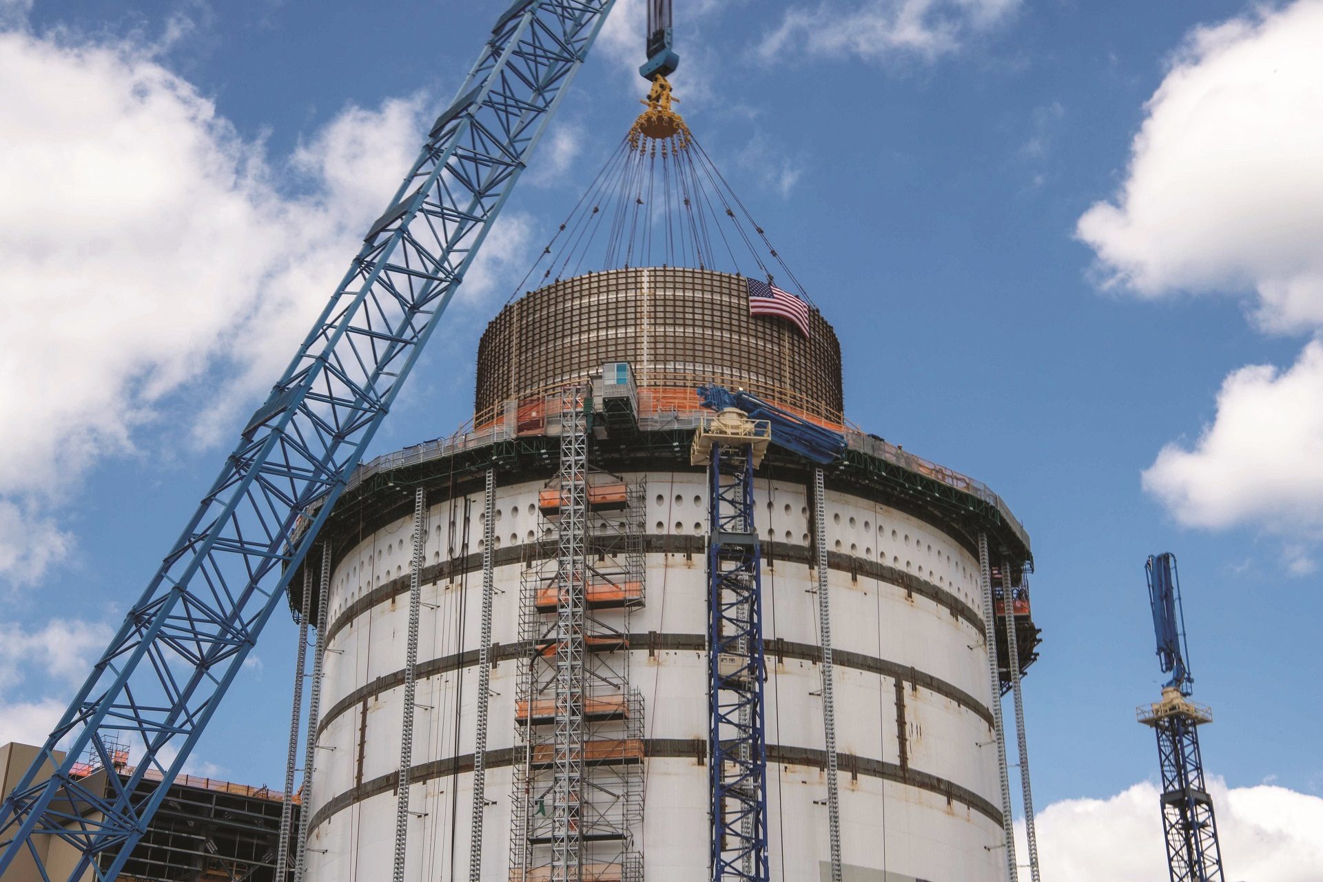 Cloud, Sky, Daytime, Building, Architecture, Silo
