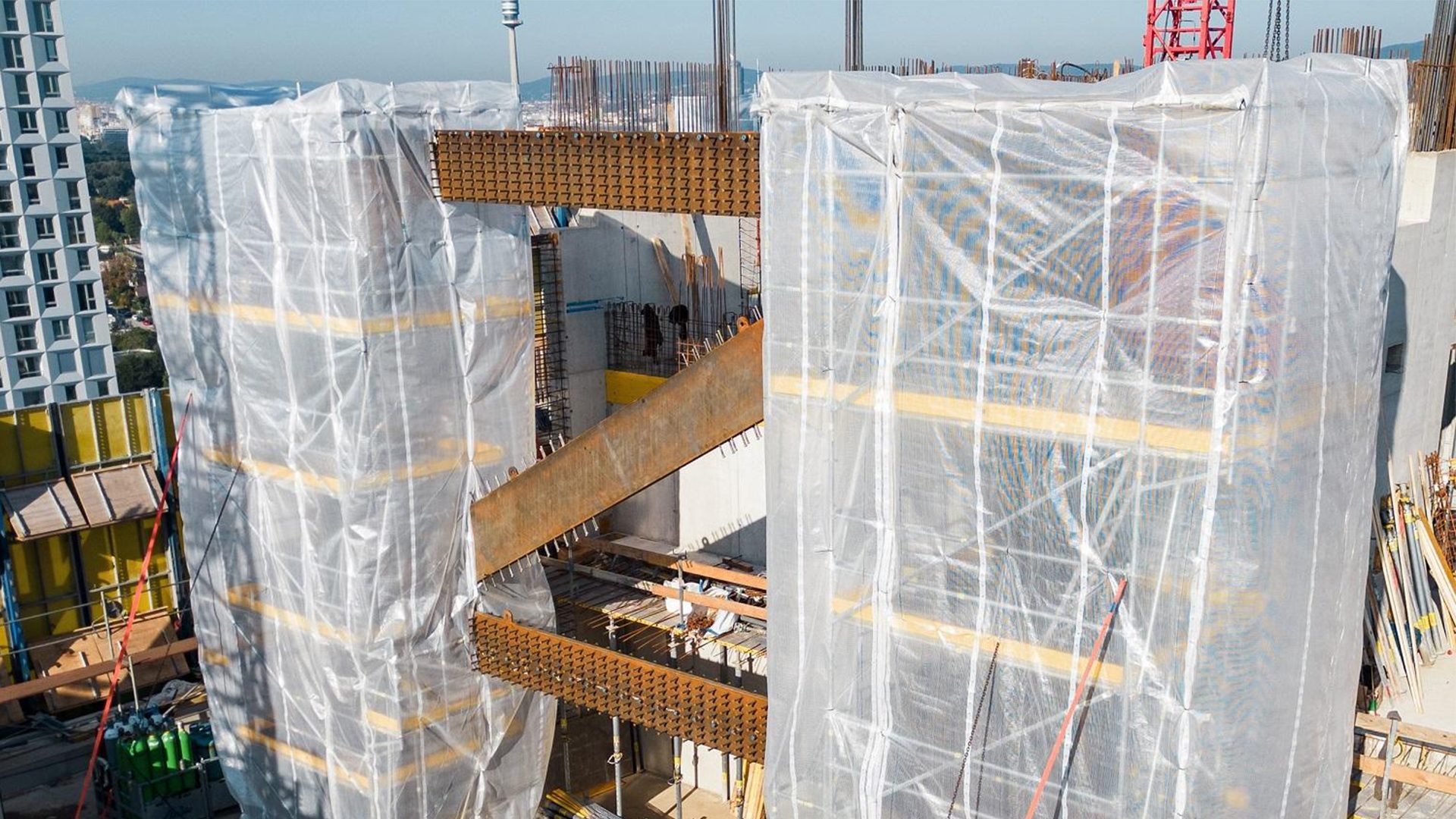 Tower block, Urban design, Composite material, Building