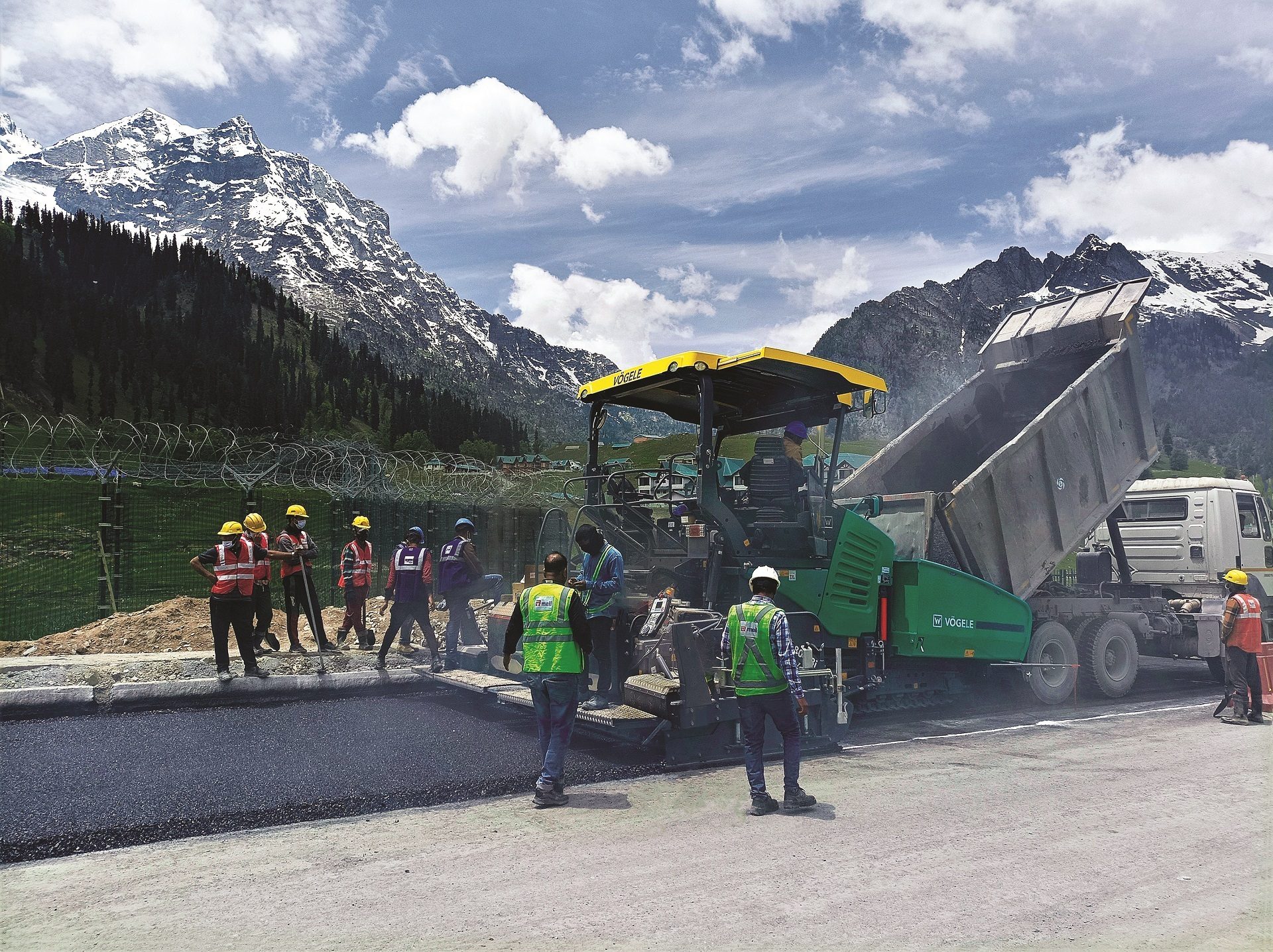 Road surface, Cloud, Sky, Mountain, Asphalt, Wheel