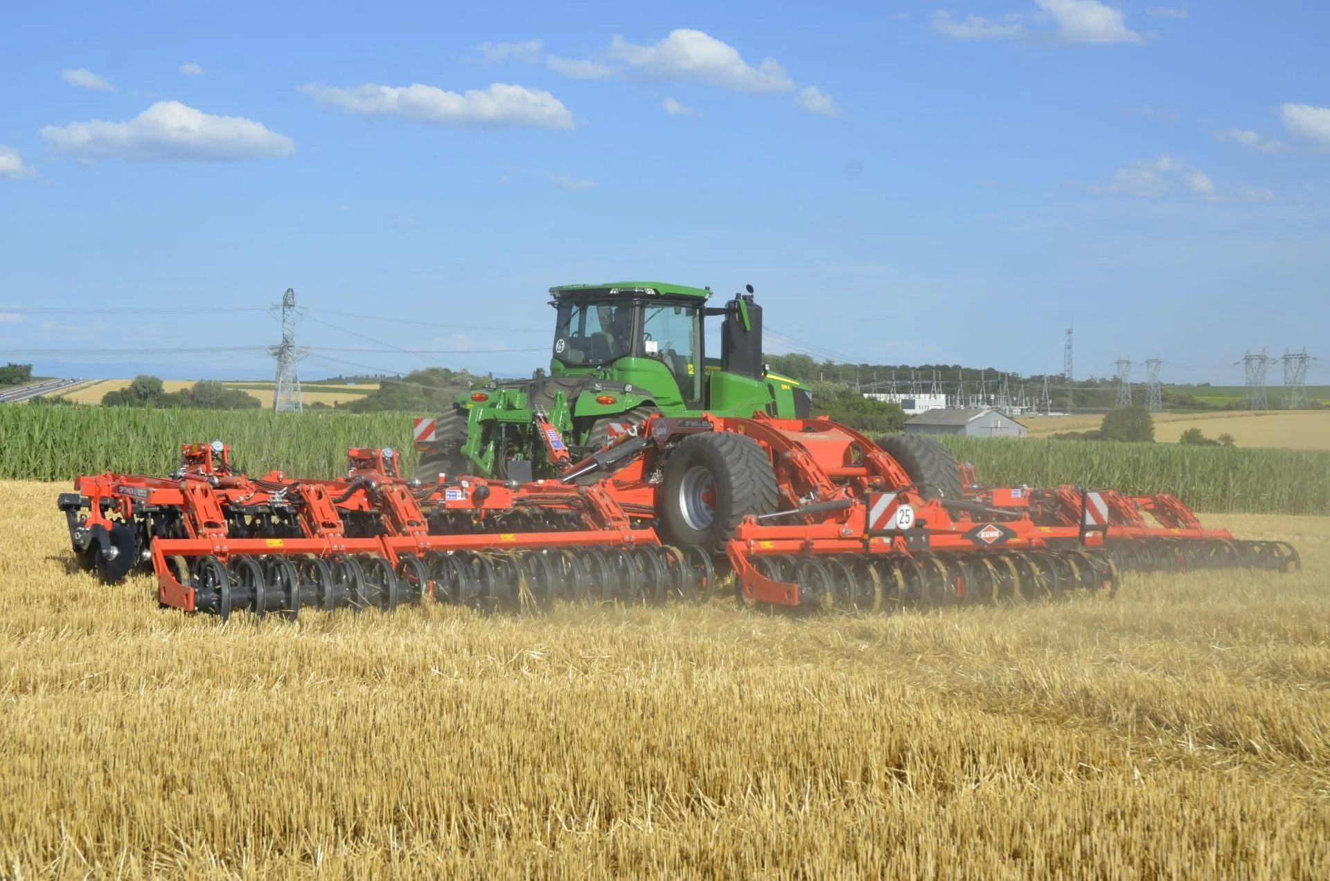 Agricultural machinery, Sky, Cloud, Vehicle, Plant, Harvester, Tractor, Grass, Wheel, Agriculture