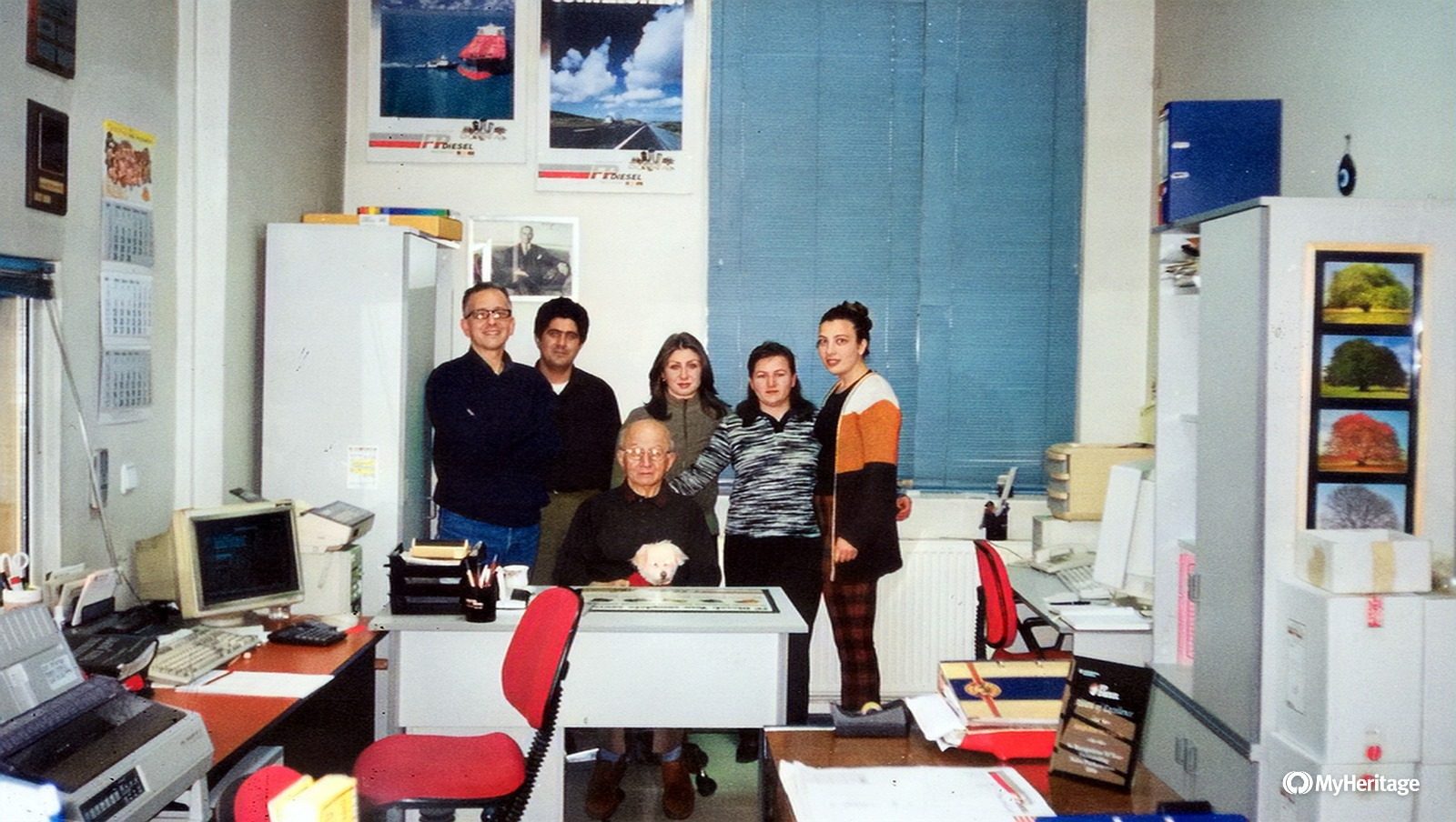 Interior design, Smile, Table, Building, Desk