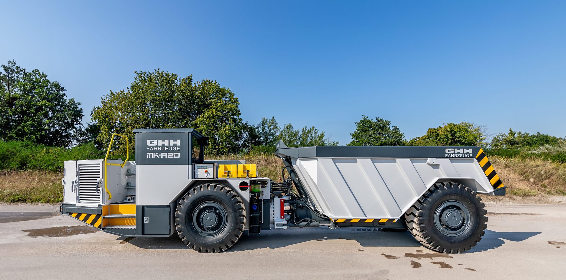 Automotive tire, Motor vehicle, Road surface, Wheel, Sky, Tread, Tree, Asphalt