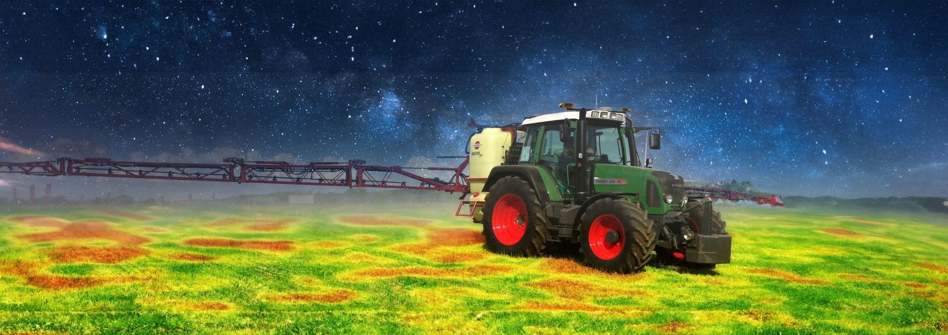 Automotive tire, Motor vehicle, Agricultural machinery, Wheel, Sky, Tractor, Tread, Grass