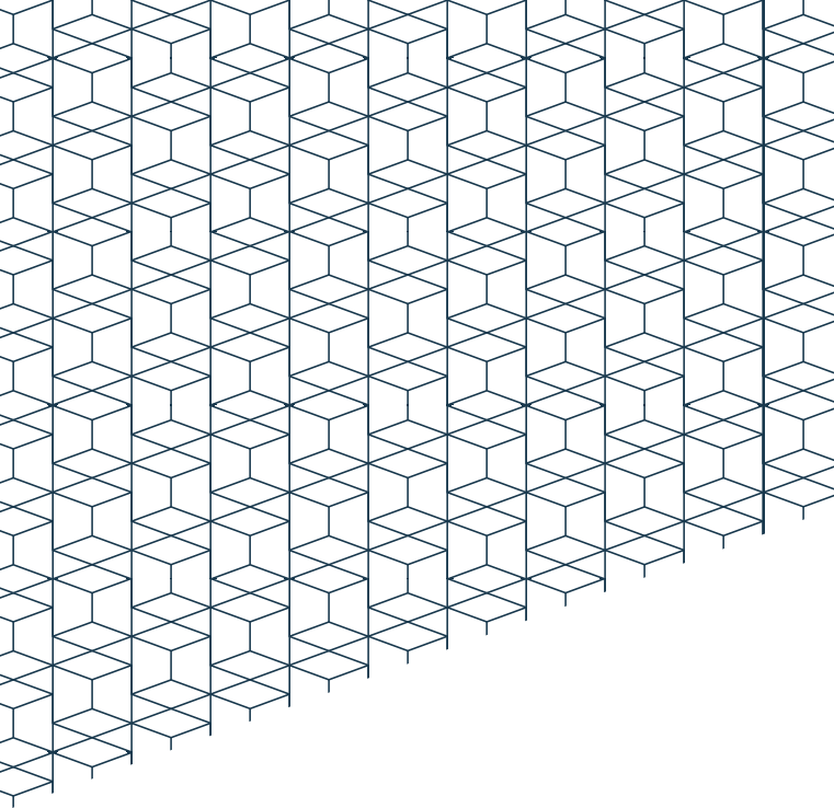 navy blue cube grid pattern