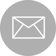 grey circle with envelope