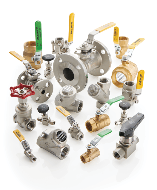 assortment of valves