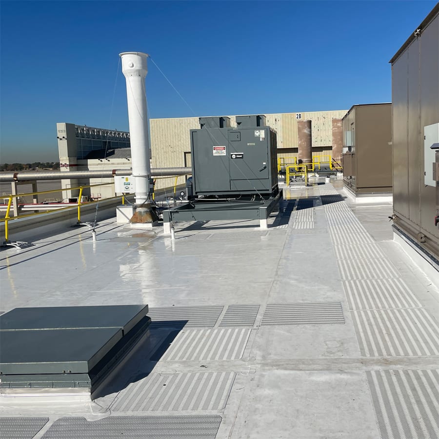PVC and Kee roof membranes