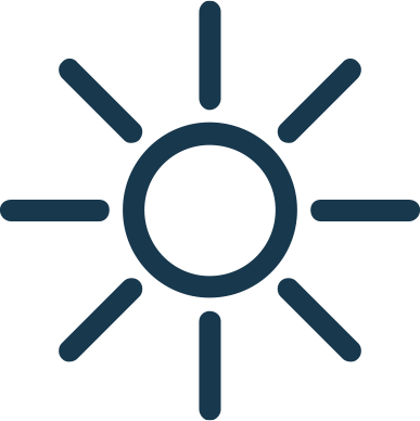 icon of a sun