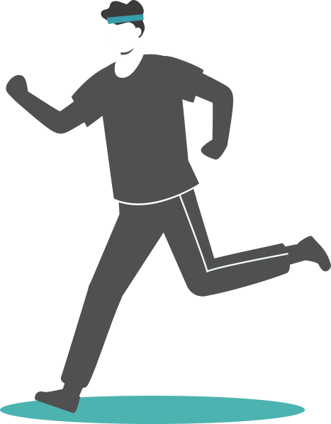 person jogging