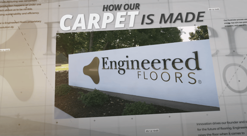 Thumbnail of a video about how carpet is made