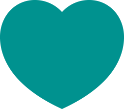 dark teal heart