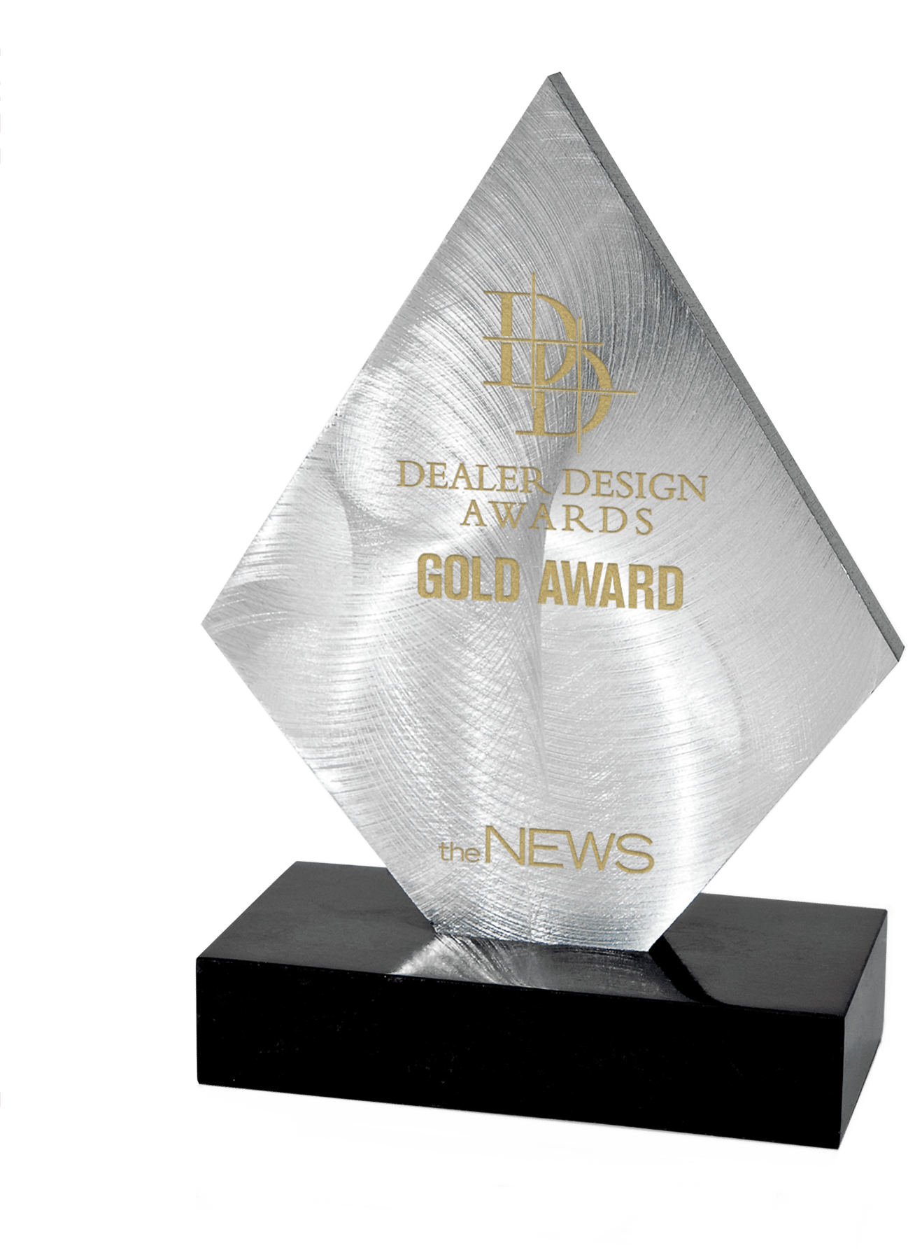 Award sculpture for The NEWS&#x27; Dealer Design Awards