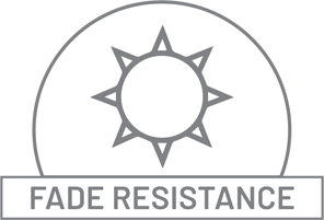 fade resistance icon featuring the sun