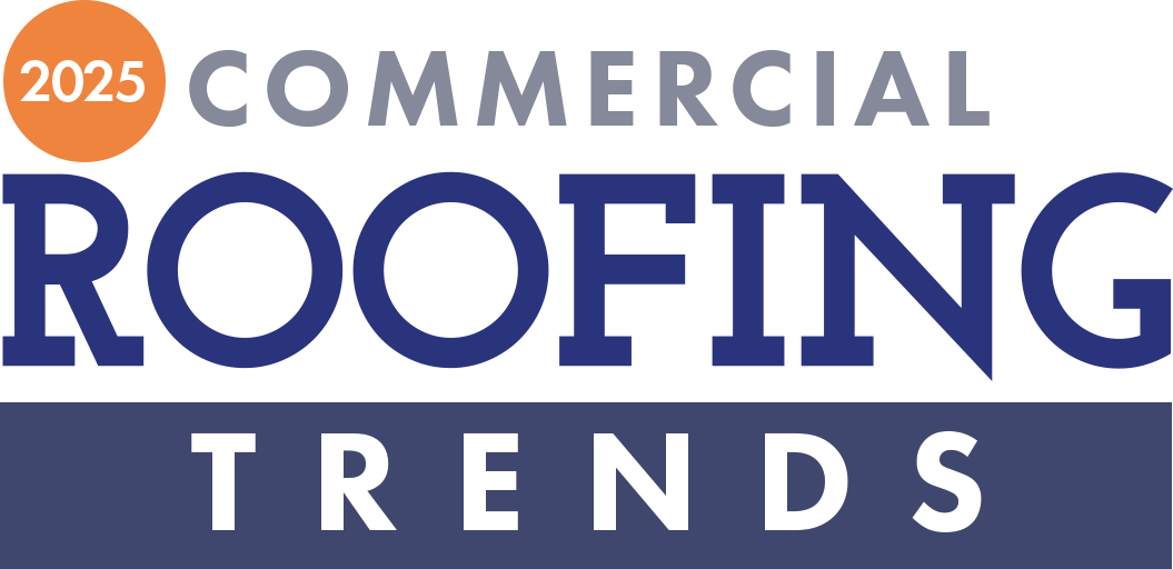 2025 Commercial Roofing Trends report title treatment.