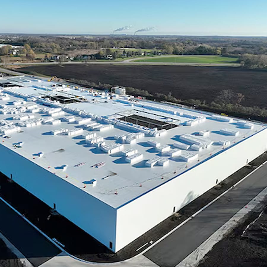 Saputo Cheese USA cold storage facility roof by GAF.