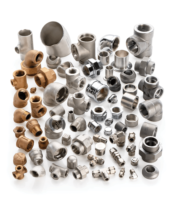 assortment of fittings