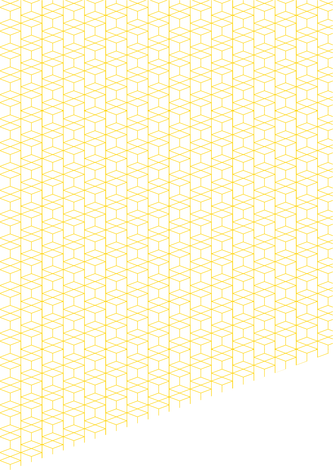 yellow cube grid pattern
