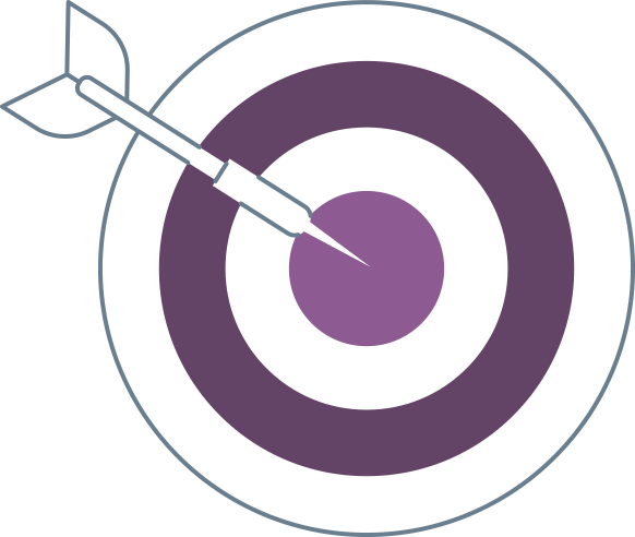 graphic of a bullseye