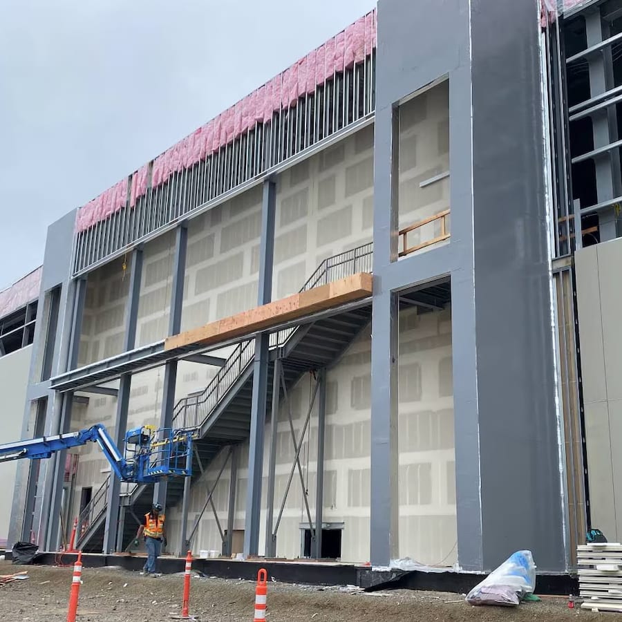AWBs being added to an educational structure.