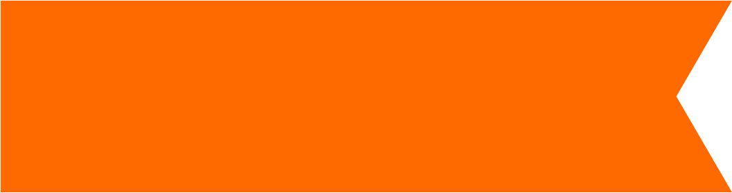 orange banner flag shape