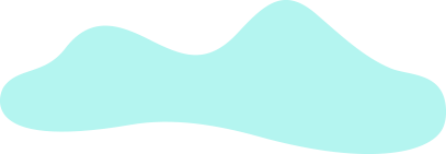 light blue cloud shape