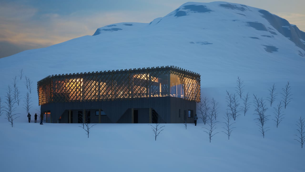 Mountain range, Glacial landform, Winter, Snow, Freezing