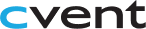 Cvent logo, with "c" in blue and "vent" in black.