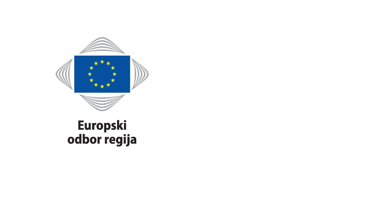 Logo of Europski odbor regija (European Committee of the Regions) with an EU flag, on a white and green background.