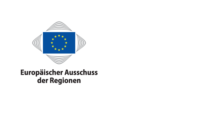 European Committee of the Regions logo with EU flag and German text.