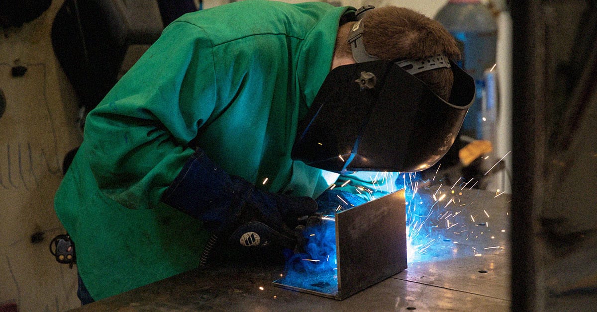 Welding helmet, Angle grinder, Welder, Workwear