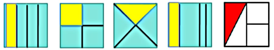 Colorfulness, Rectangle, Triangle, Font