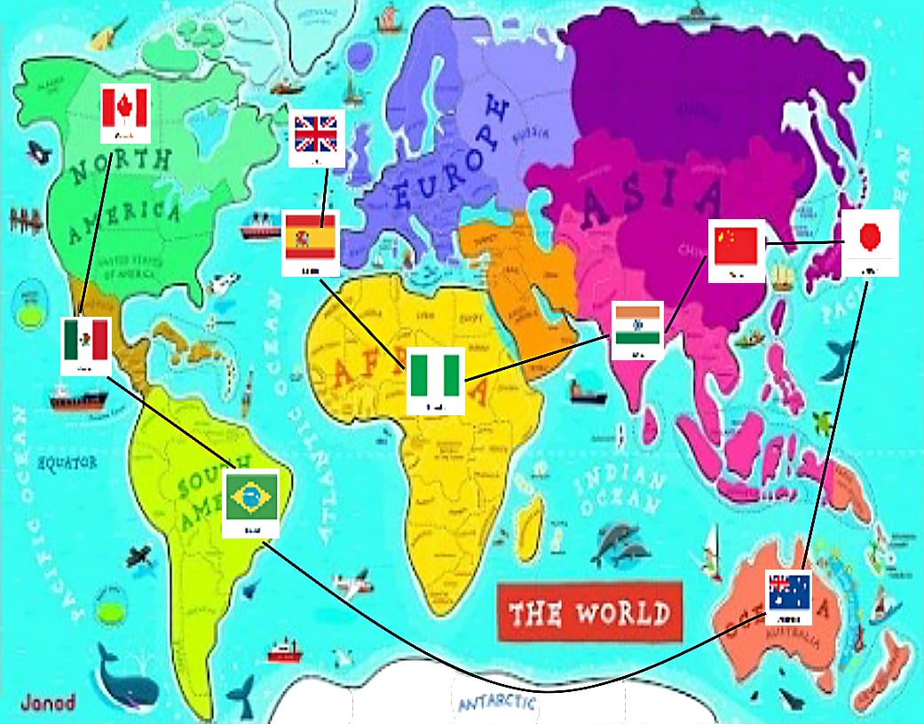 Ecoregion, Map, World, Nature, Font