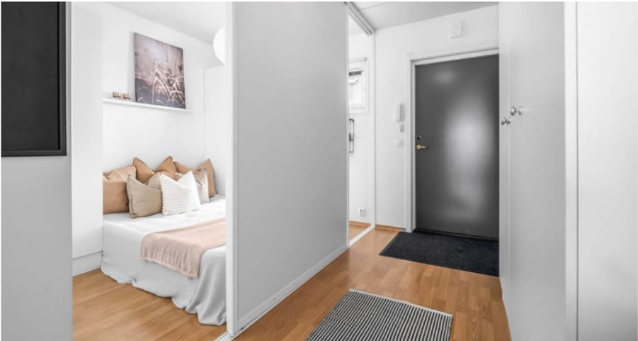 Interior design, Property, Wood, Fixture, Comfort, Door, Flooring, Floor, Wall