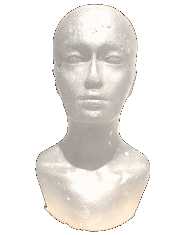 Facial expression, Chin, Forehead, Sculpture, Jaw, Neck, Mannequin, Statue