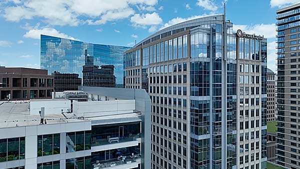 Urban area, High-rise building, Daytime, Skyscraper, City, Facade, Metropolis