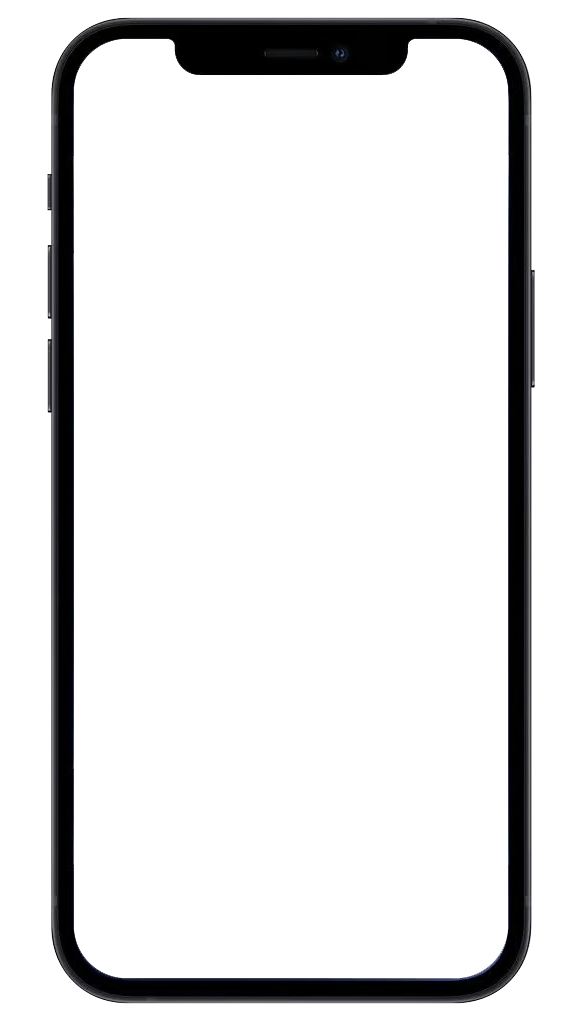 A dark smartphone with a green screen, top notch, rounded corners, and side buttons.