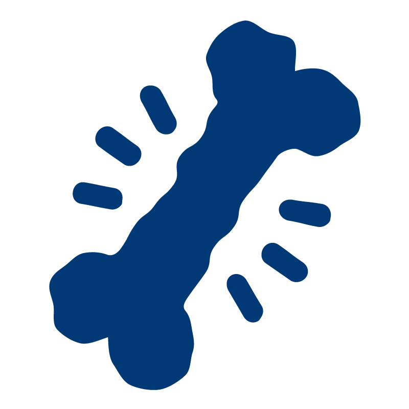 Blue Bone Icon
