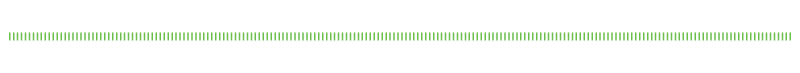A long, thin horizontal line composed of many small, vertical green bars.