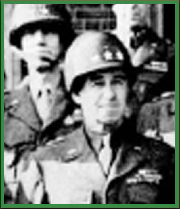 Smiling man in a military uniform and helmet, black and white photo.