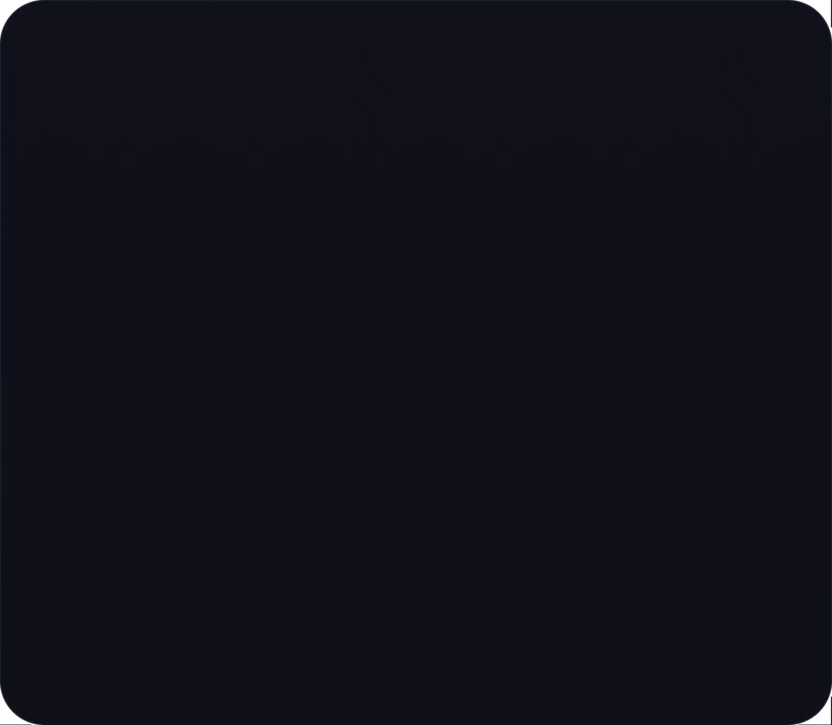 A solid dark blue-gray rectangle with rounded corners.