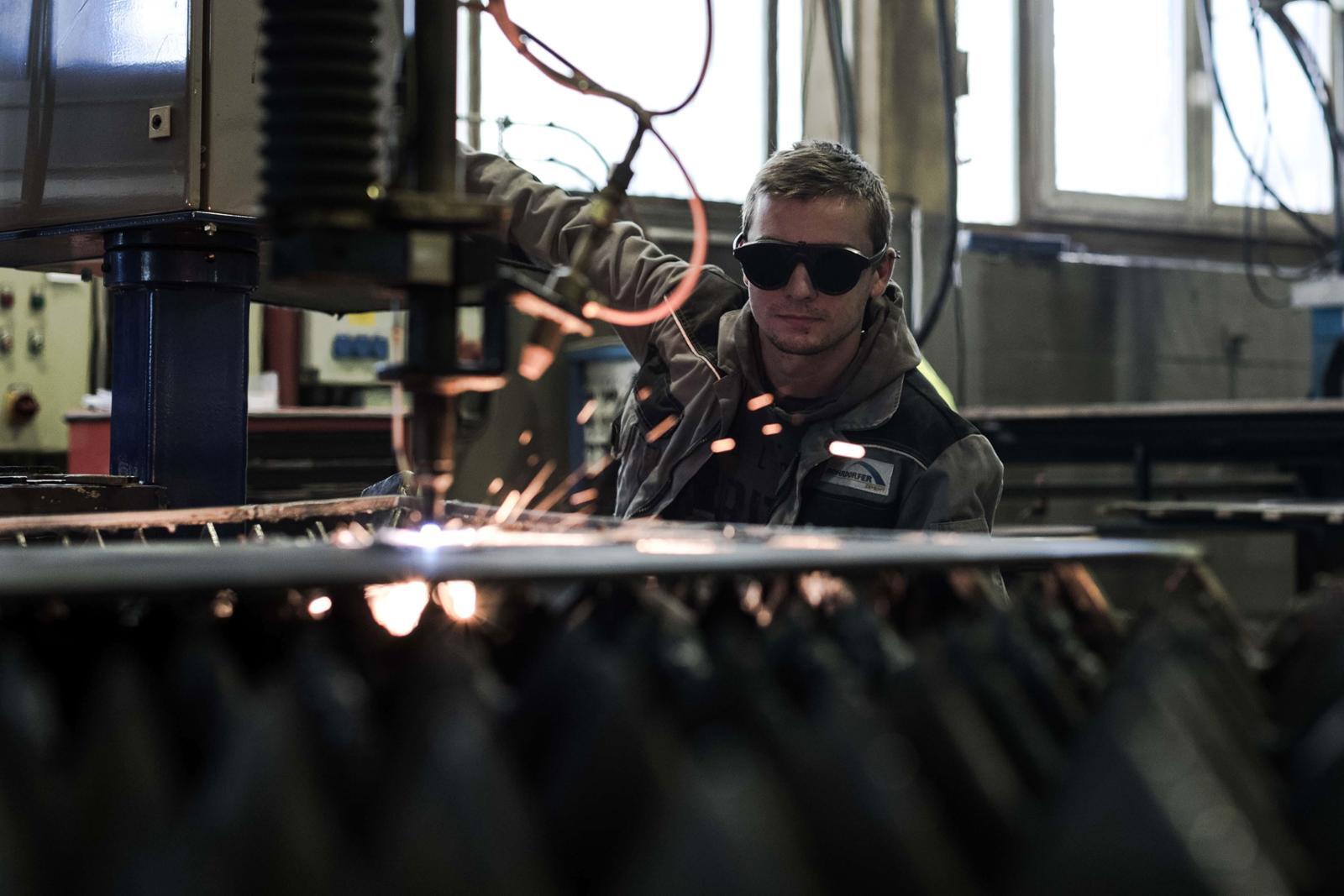 Blue-collar worker, Workwear, Metalworking, Job, Machine, Industry, Engineering