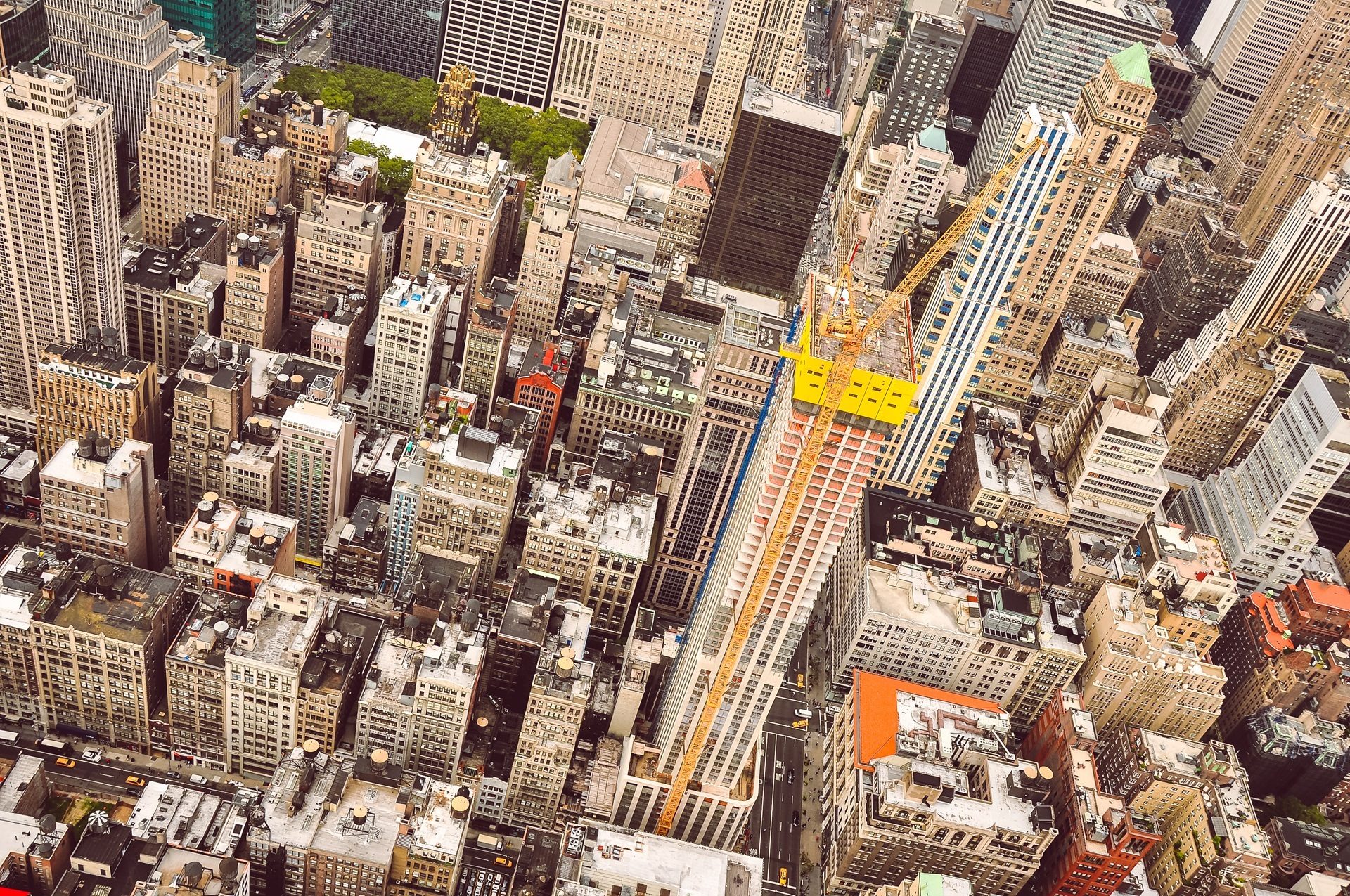 Urban area, High-rise building, Aerial photography, Bird's-eye view, City, Metropolis, Skyscraper