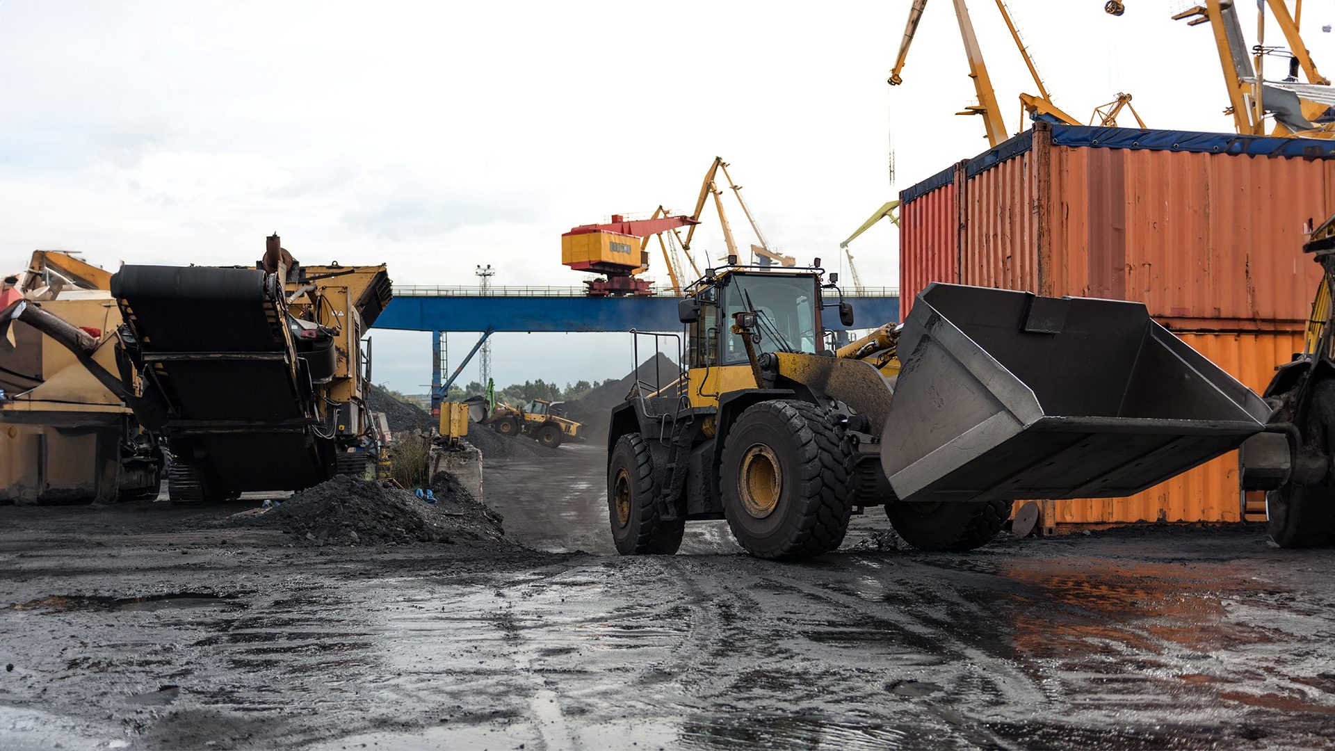 Heavy equipment, Machine, Truck