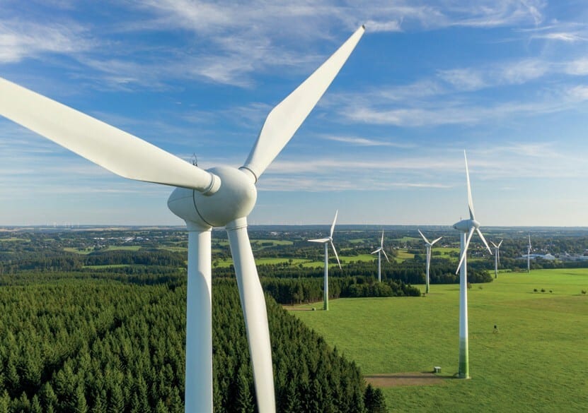 Wind turbine, Public utility, Windmill, Machine, Field